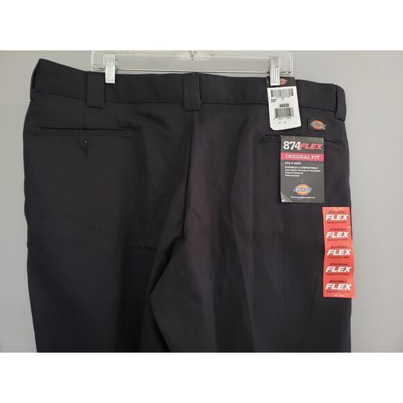 NEW Dickies Black SIZE 44x30 Work Wear Core Flex Men's ORIGINAL FIT Mechanic - Picture 2 of 5